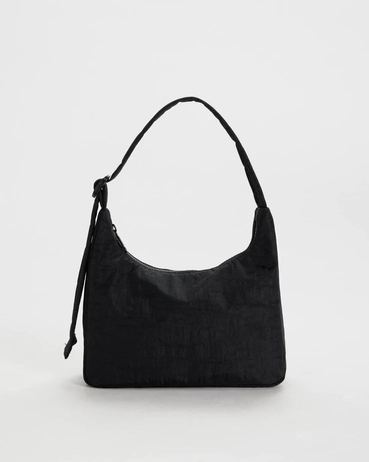 BAGGU // MINI Nylon Shoulder Bag BLACK