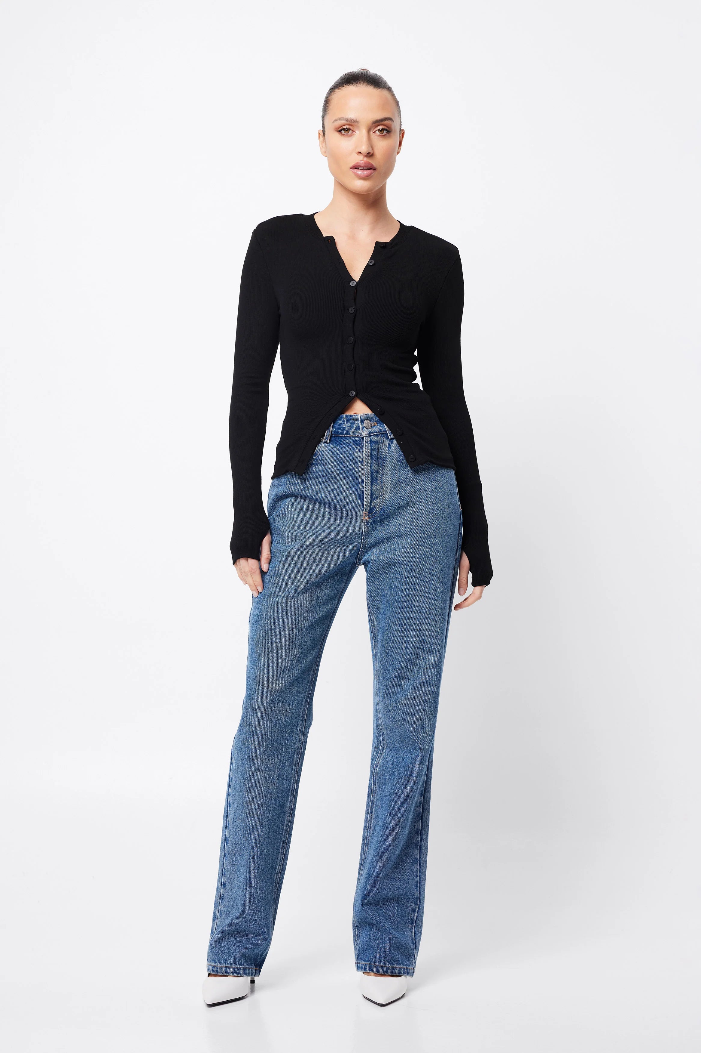 MOSSMAN // Lyon Cardigan BLACK