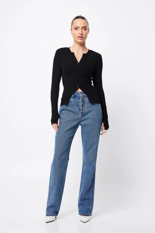 MOSSMAN // Lyon Cardigan BLACK