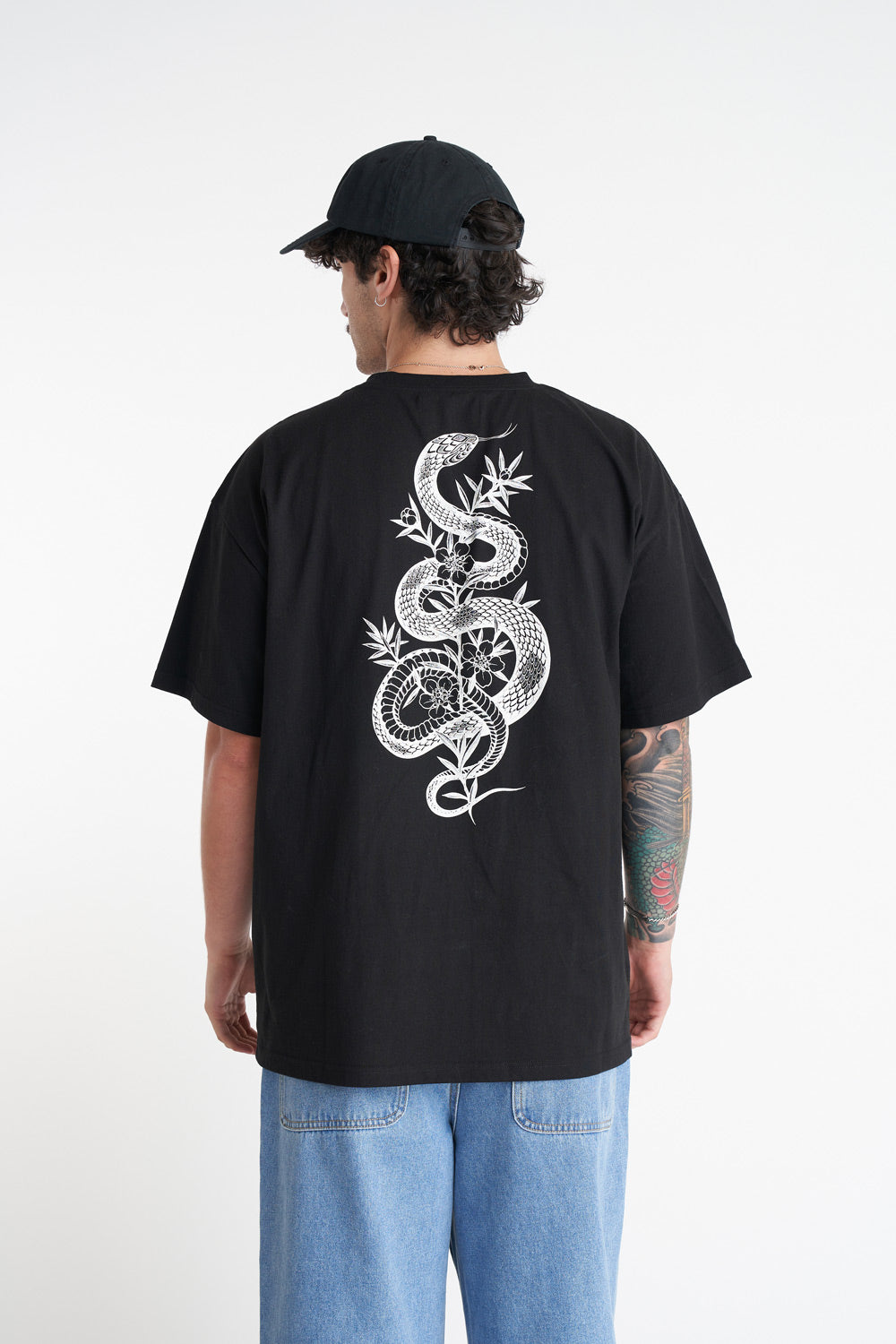 HUFFER // Block Tee SNAKED BLACK