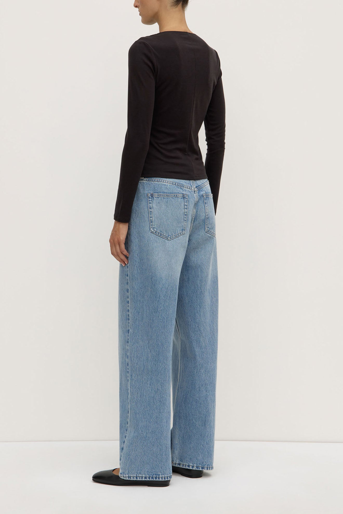 ASSEMBLY LABEL // Margot Jersey LS Top BLACK