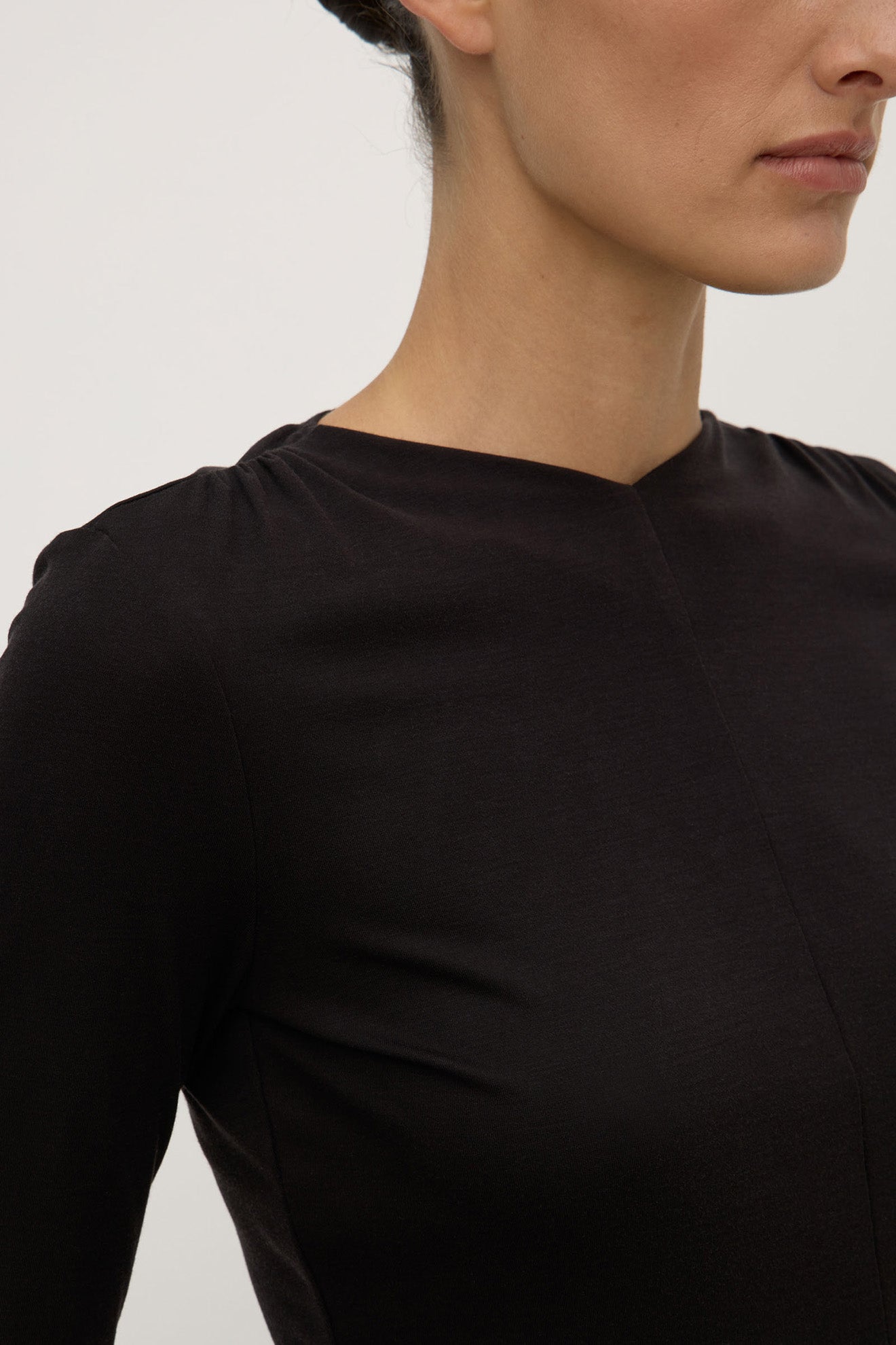 ASSEMBLY LABEL // Margot Jersey LS Top BLACK