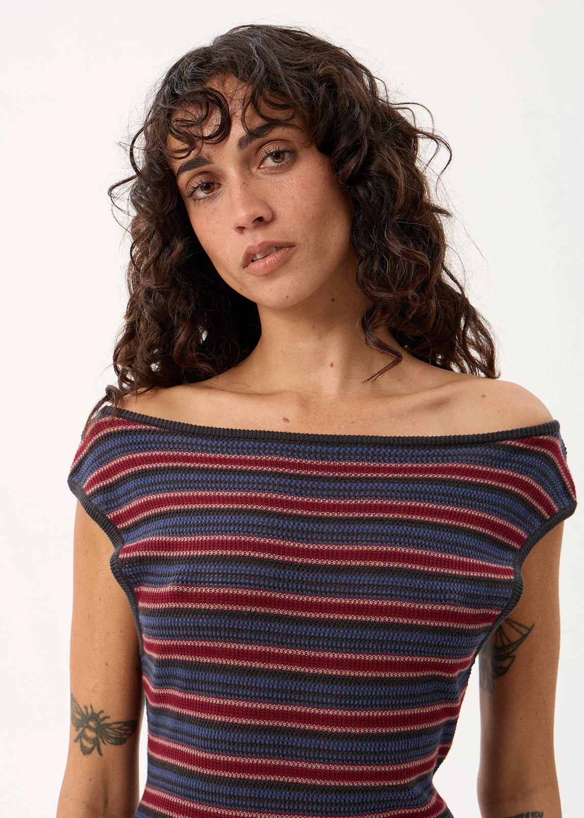 Martina Knit Maxi Dress CLUB STRIPE