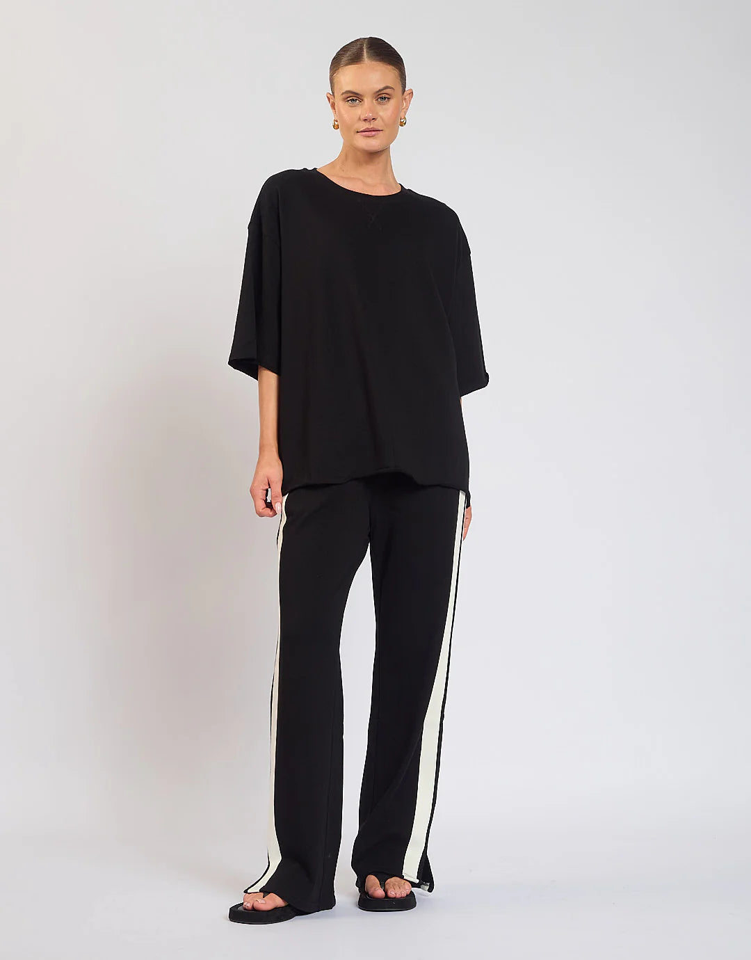 LUNA LANE // Mason Tee BLACK