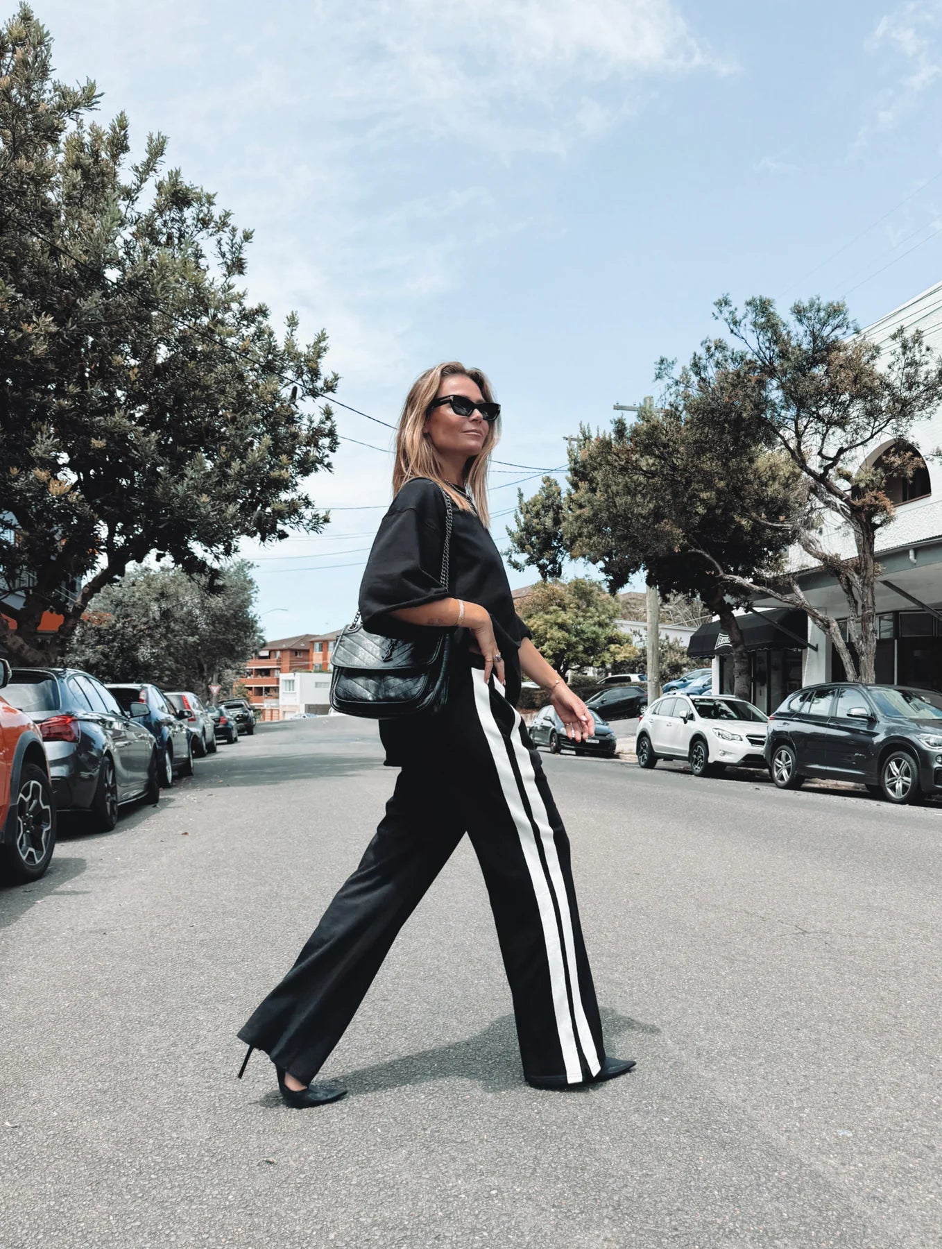 LUNA LANE // Mason Tee BLACK