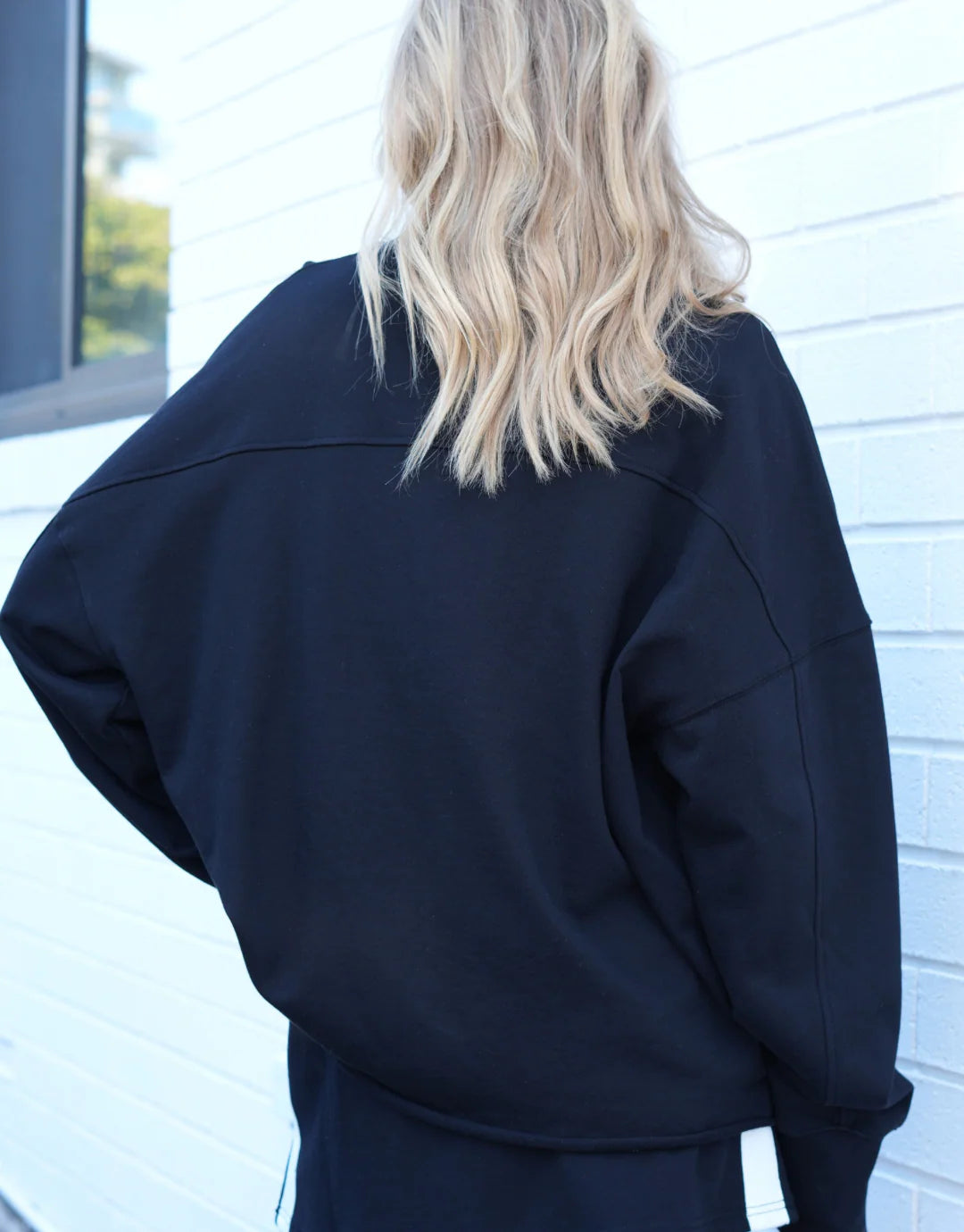 LUNA LANE // Max Crew BLACK