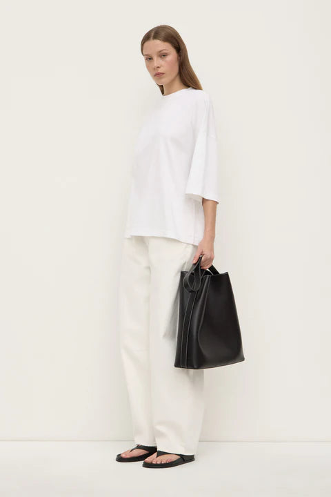 ASSEMBLY LABEL // Max Cotton OS Tee WHITE