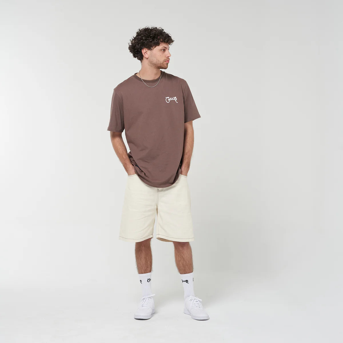 CRATE // Scripted Box Fit Tee CHIA