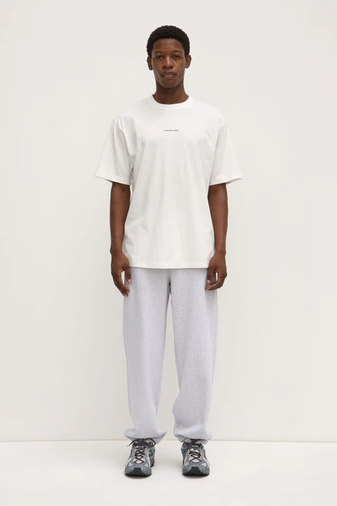 ASSEMBLY LABEL // Mens Atelier Logo Tee ANTIQUE WHITE