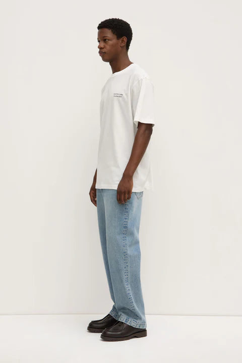 ASSEMBLY LABEL // Mens Origin Logo Tee ANTIQUE WHITE