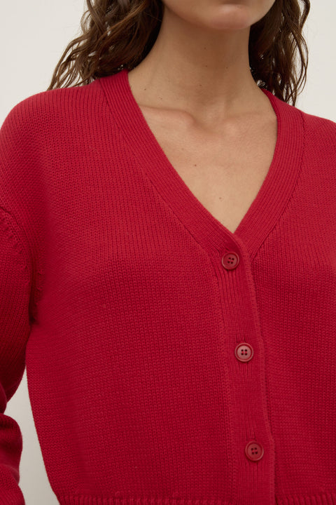 ASSEMBLY LABEL // Meri Knit Cardigan MULBERRY