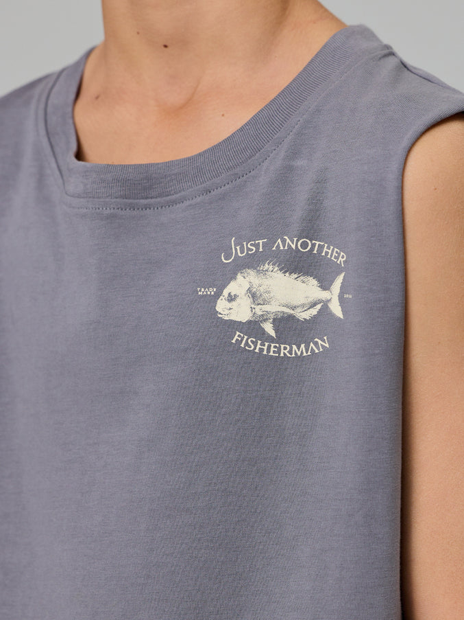 JAF KIDS // Mini Snapper Tank CHARCOAL