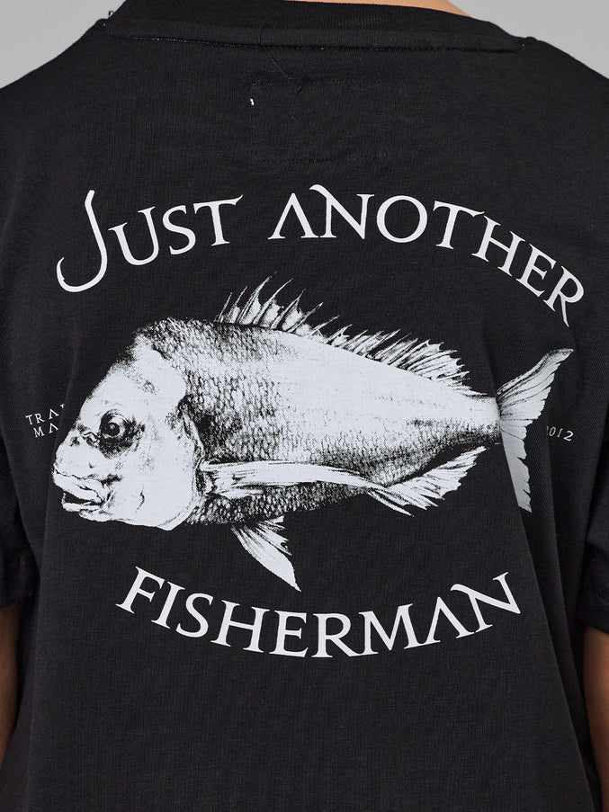 JAF KIDS // Mini Snapper Tee BLACK