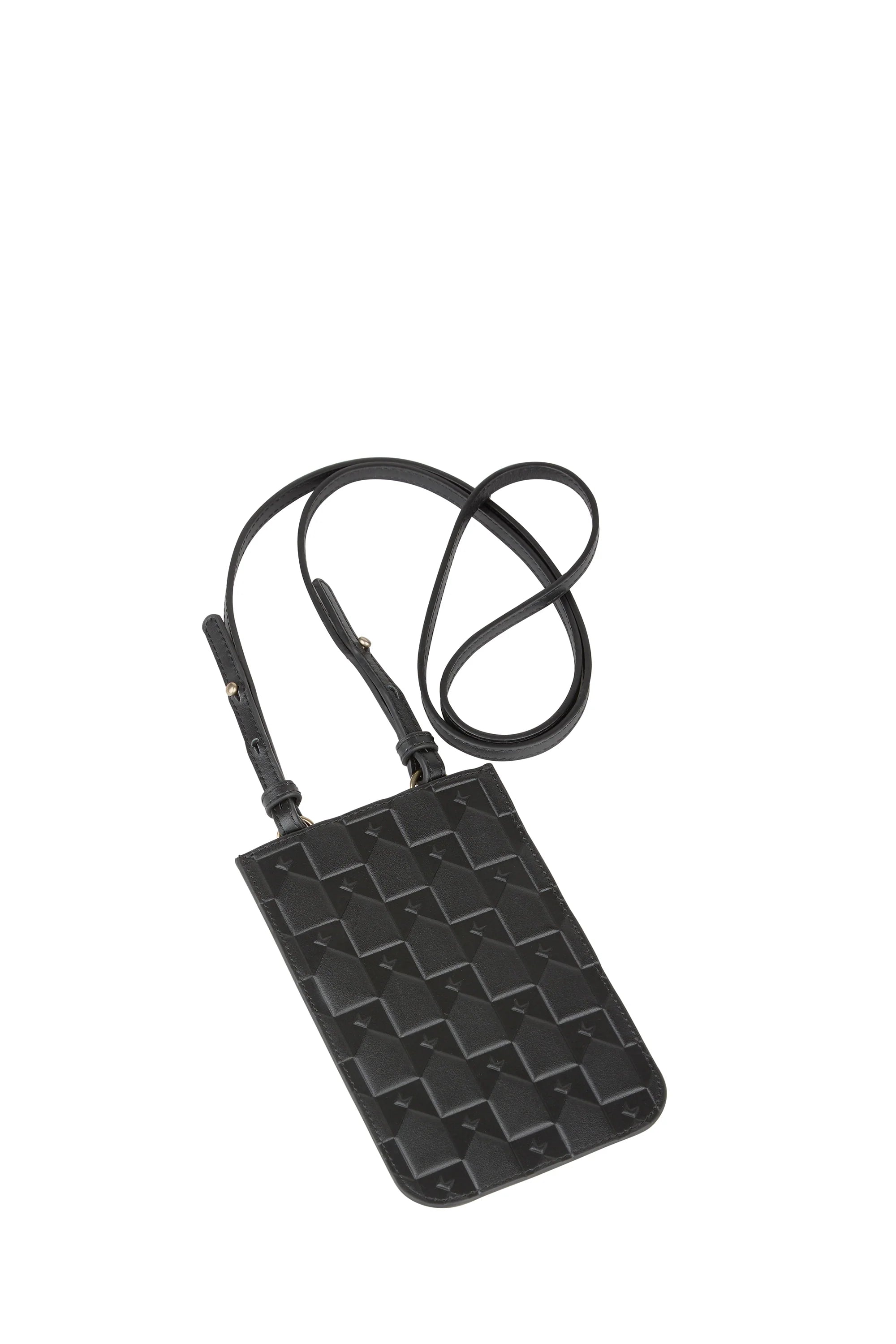 Monogram Phone Pouch BLACK
