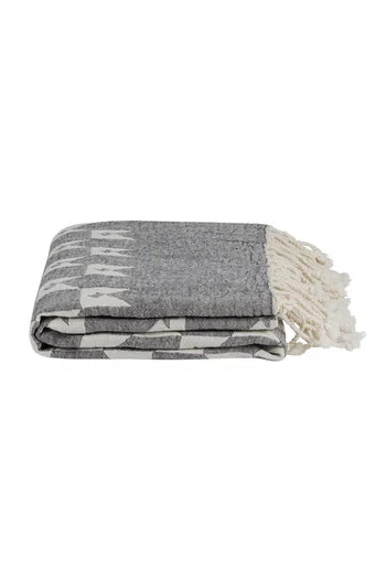 Monogram Turkish Towel INDIGO
