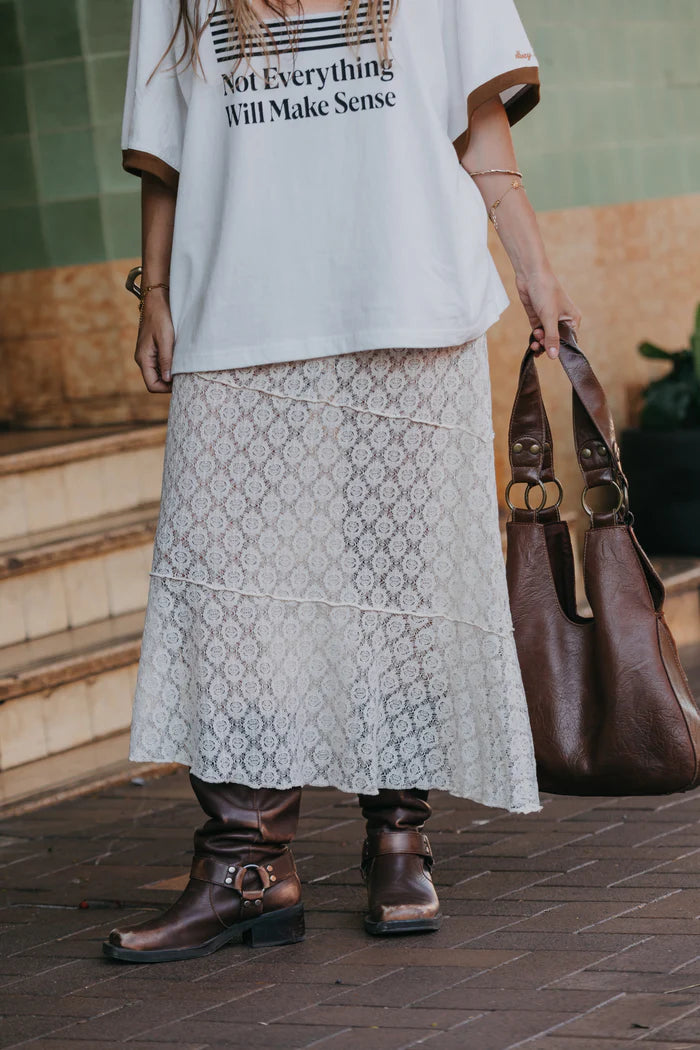 OTTWAY // Moonlace Midi Skirt