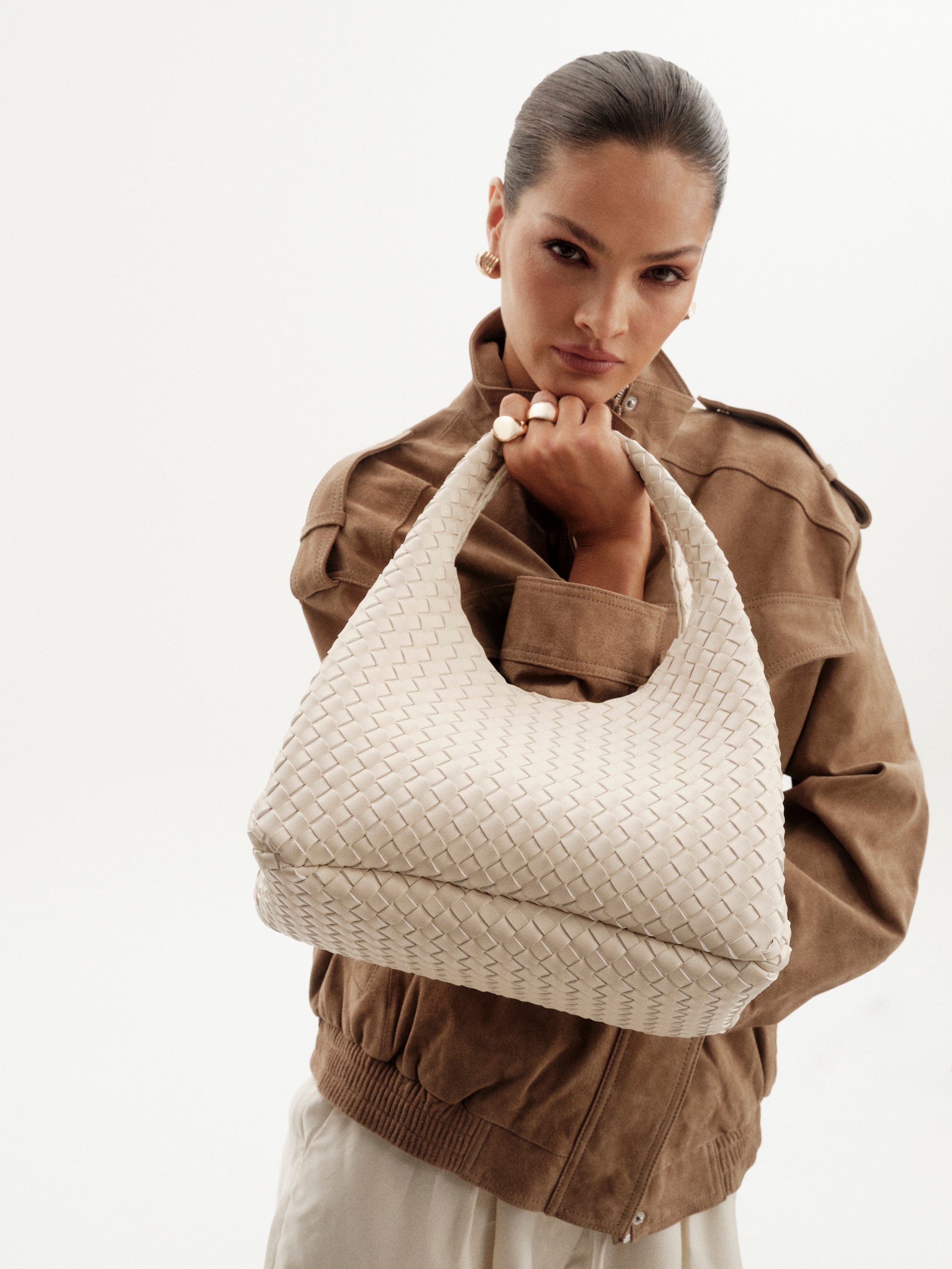 Novie Shoulder Bag BONE