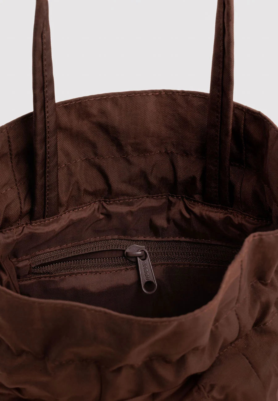 Nylon Drawstring Bag COFFEE