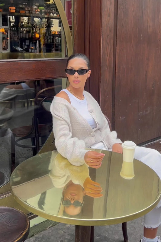 AMONG THE BRAVE // Wholesome Oat Chunky Knit Cardigan ECRU