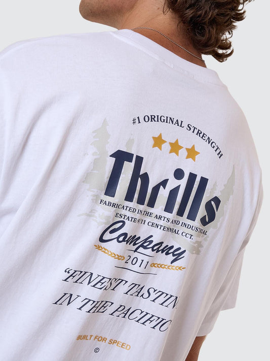 THRILLS // OG Strength Merch Fit Tee WHITE