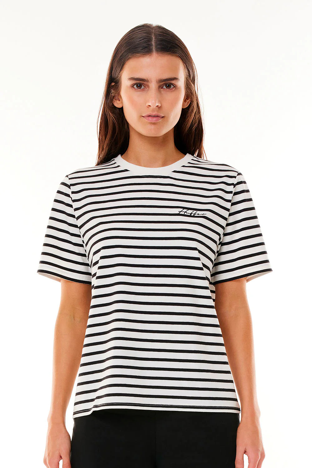 HUFFER // Oui Oui Classic Tee BLACK/CHALK
