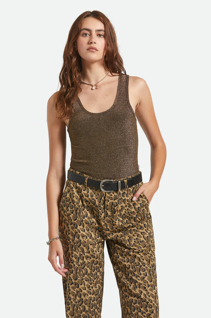 BRIXTON // Off Duty A-Tank GOLD METALLIC