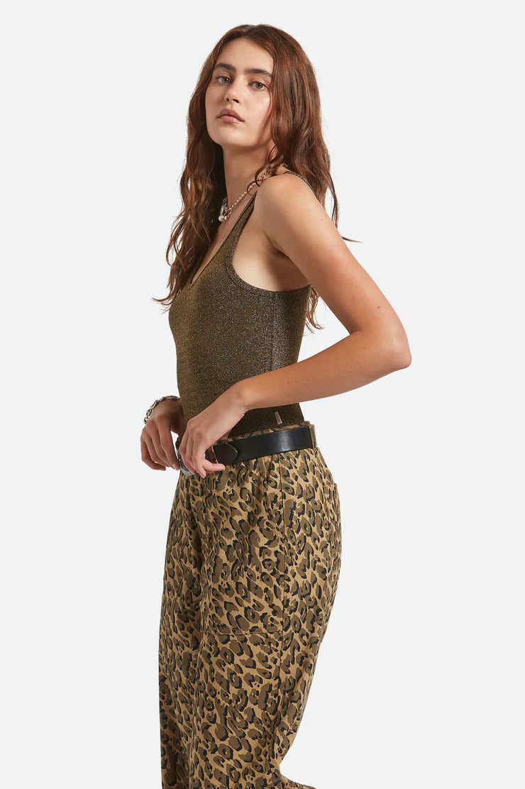BRIXTON // Off Duty A-Tank GOLD METALLIC