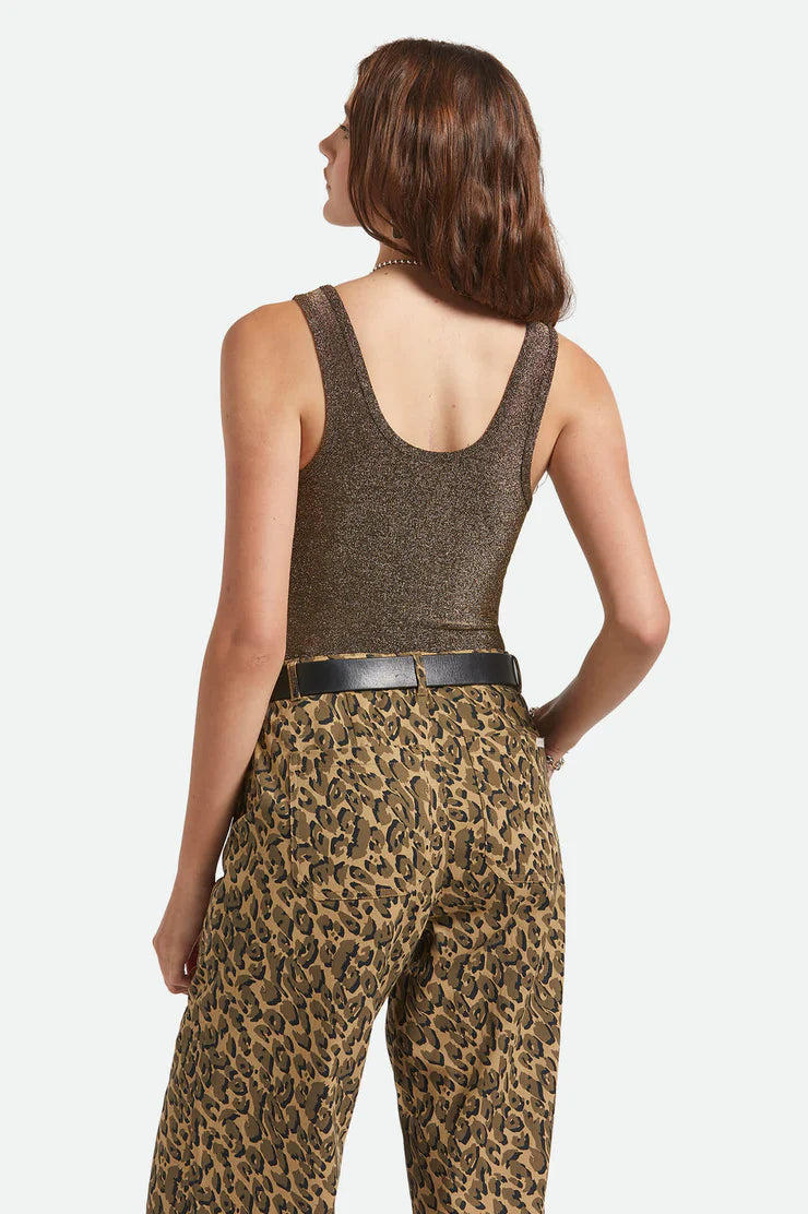 BRIXTON // Off Duty A-Tank GOLD METALLIC