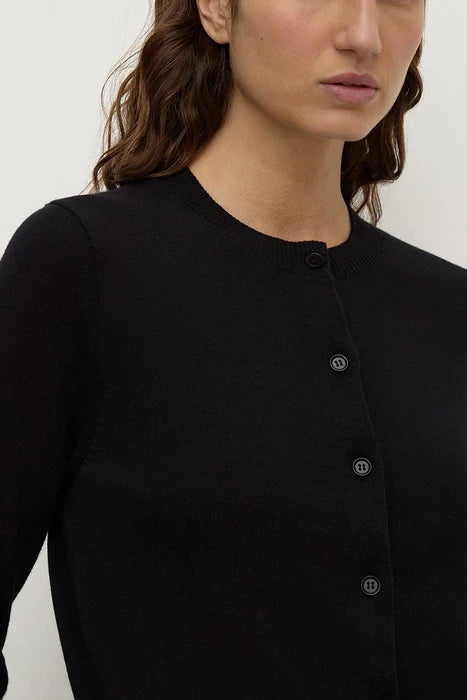 Orina Cotton Cashmere Cardigan BLACK