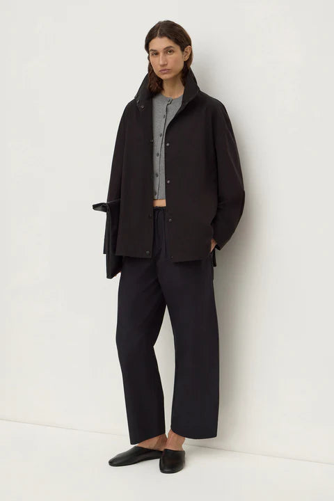 Orina Cotton Cashmere Cardigan DARK GREY MARLE