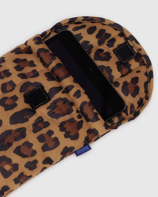 BAGGU // Puffy Tablet Sleeve 8" LEOPARD