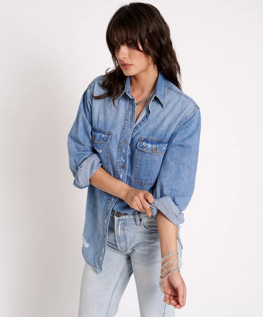 ONE TEASPOON // Everyday Denim Shirt PACIFICA