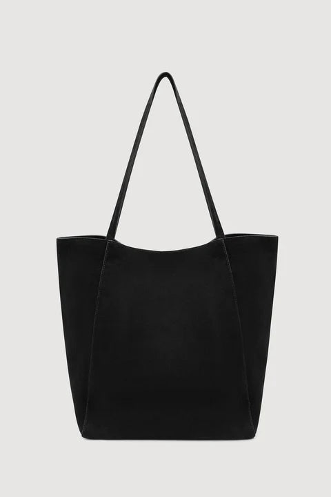 ASSEMBLY LABEL // Paige Suede Tote Bag BLACK