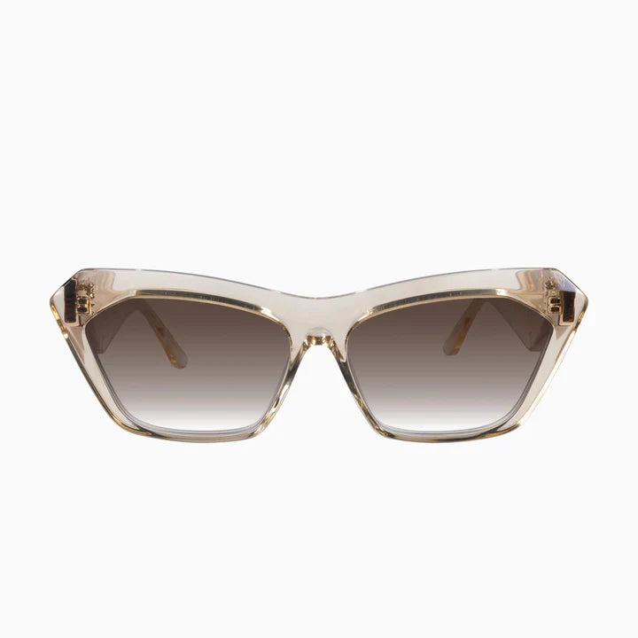 VALLEY // Piaf CHAMPAGNE w. GOLD METAL / BROWN GRADIENT LENS