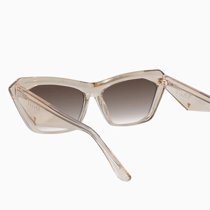 VALLEY // Piaf CHAMPAGNE w. GOLD METAL / BROWN GRADIENT LENS