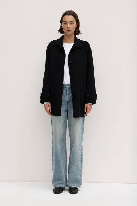 ASSEMBLY LABEL // Pierra Wool Coat BLACK