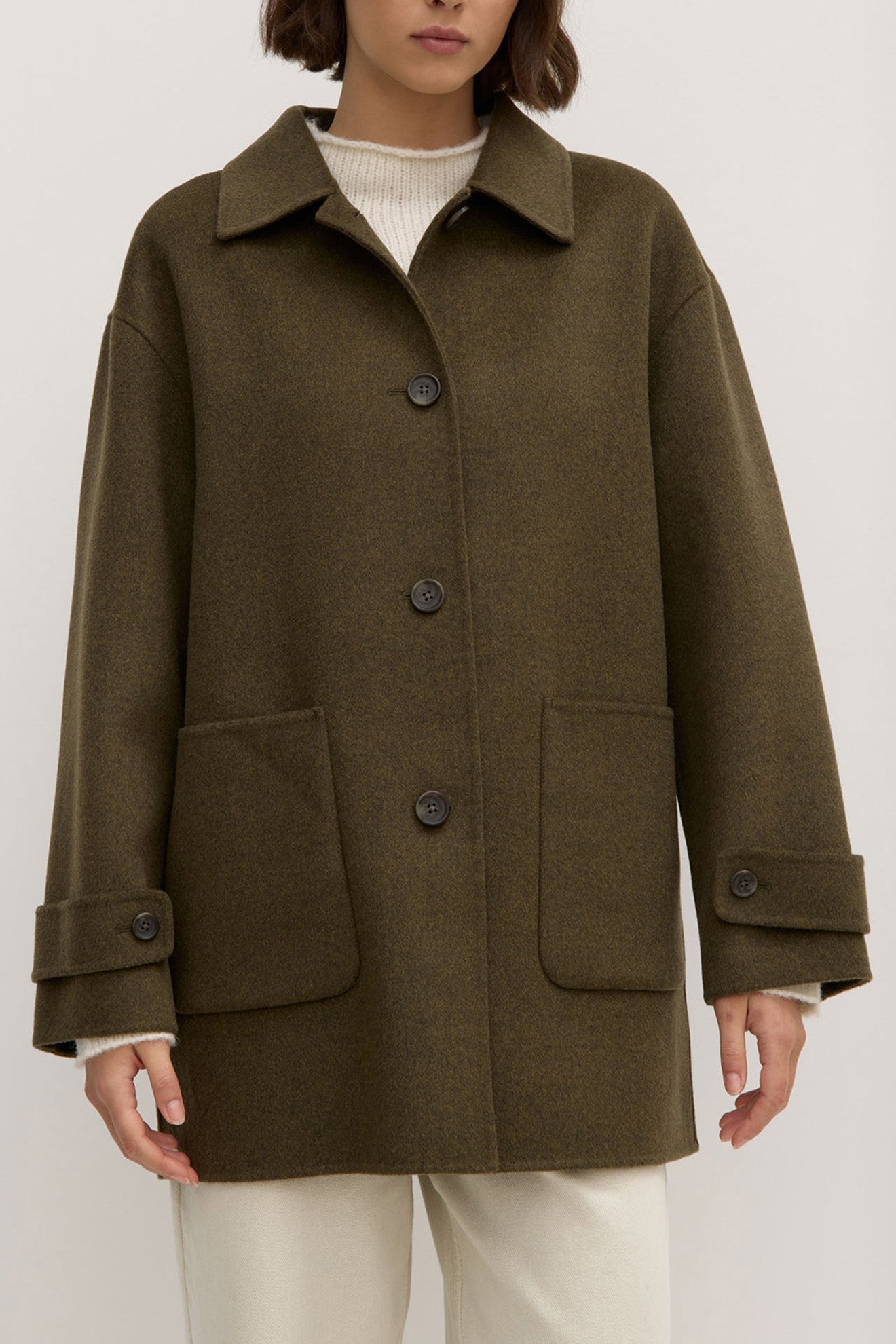 ASSEMBLY LABEL // Pierra Wool Coat SPRUCE MARLE