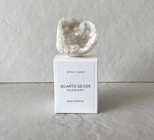OPAL + SAGE // Quarts Geode HARMONY