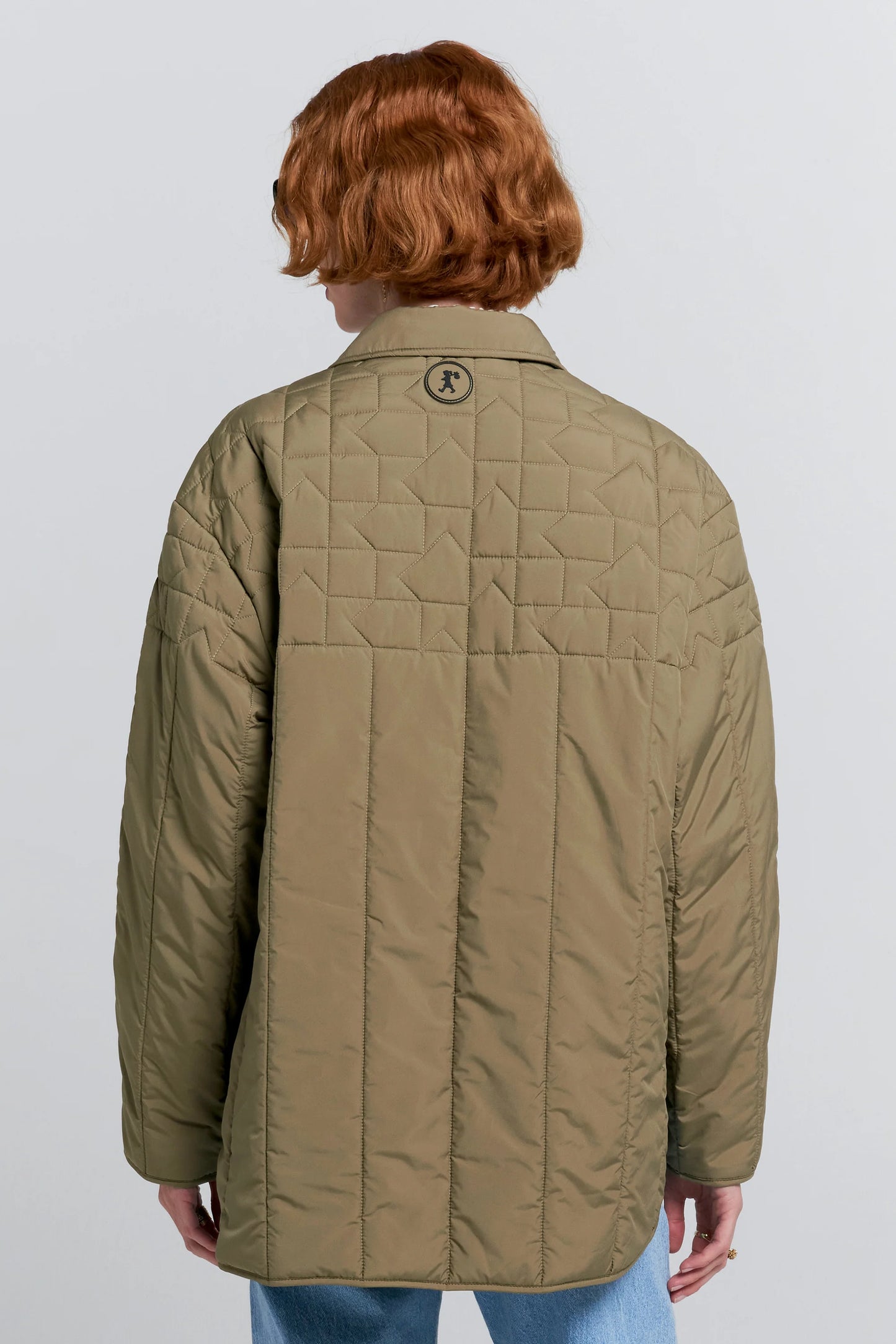 KAREN WALKER // Quilted Voyager Jacket HERB GREEN