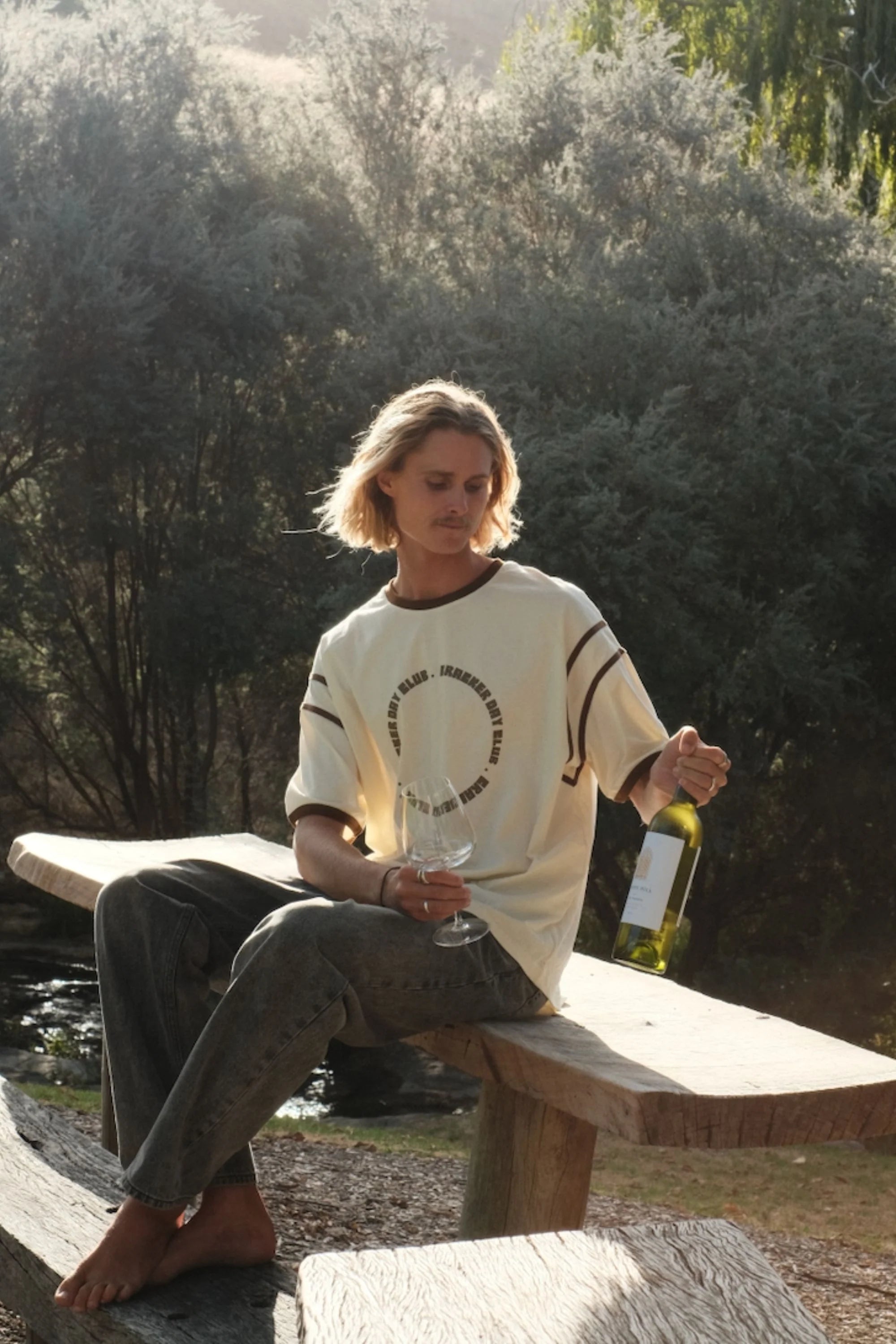 CRACKER DAY CLUB // Racer Club Tee BUTTER