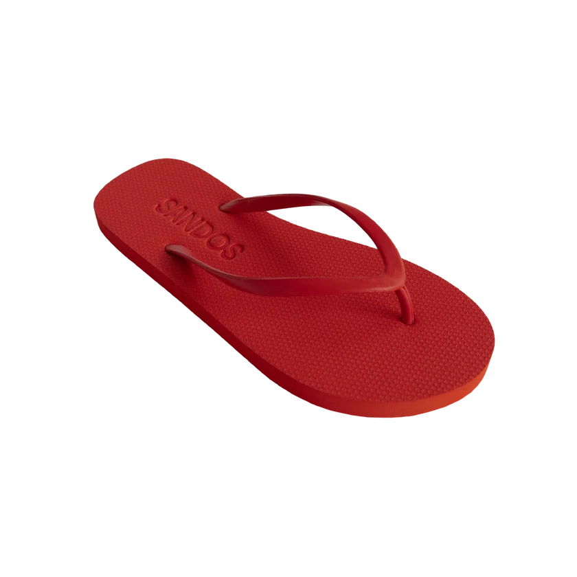 Boyfriend Wide Flip Flop RED