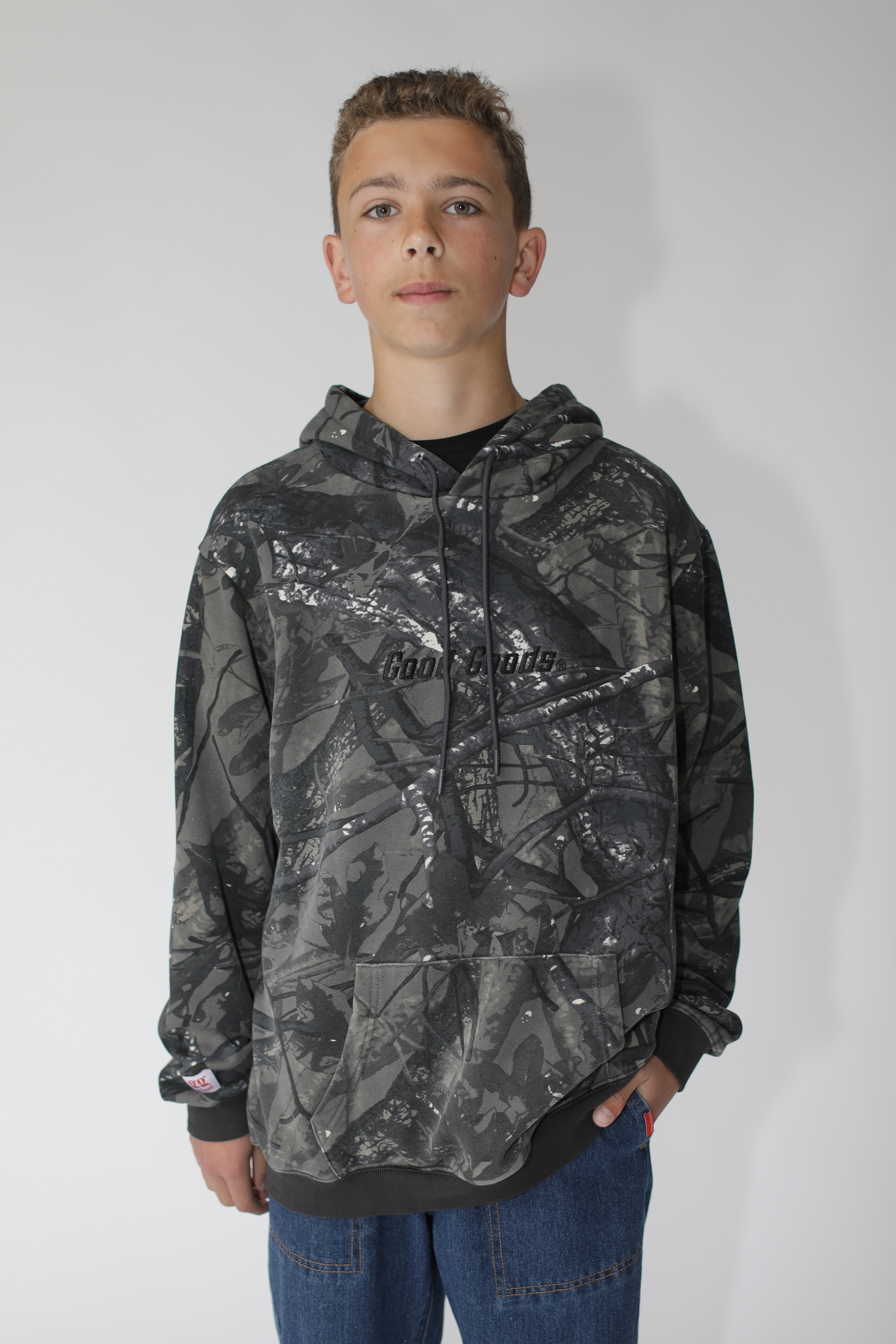 GOOD GOODS // Rocky Hood CRUISE EMBROIDERY BUSH CAMO