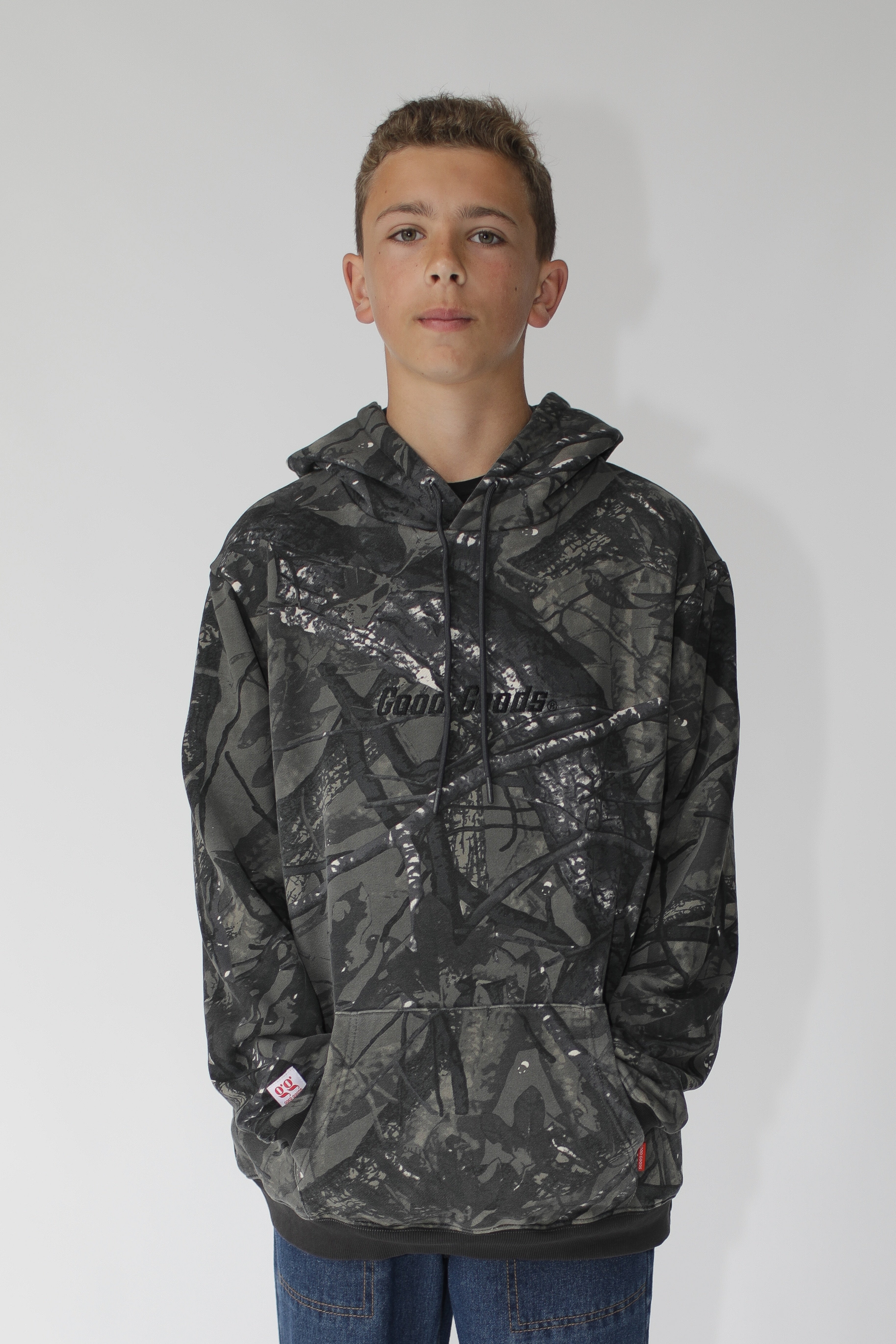 GOOD GOODS // Rocky Hood CRUISE EMBROIDERY BUSH CAMO