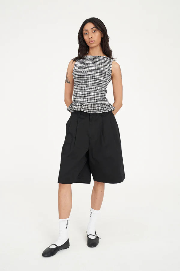 HUFFER // Roony Gigi Top BLACK CHALK