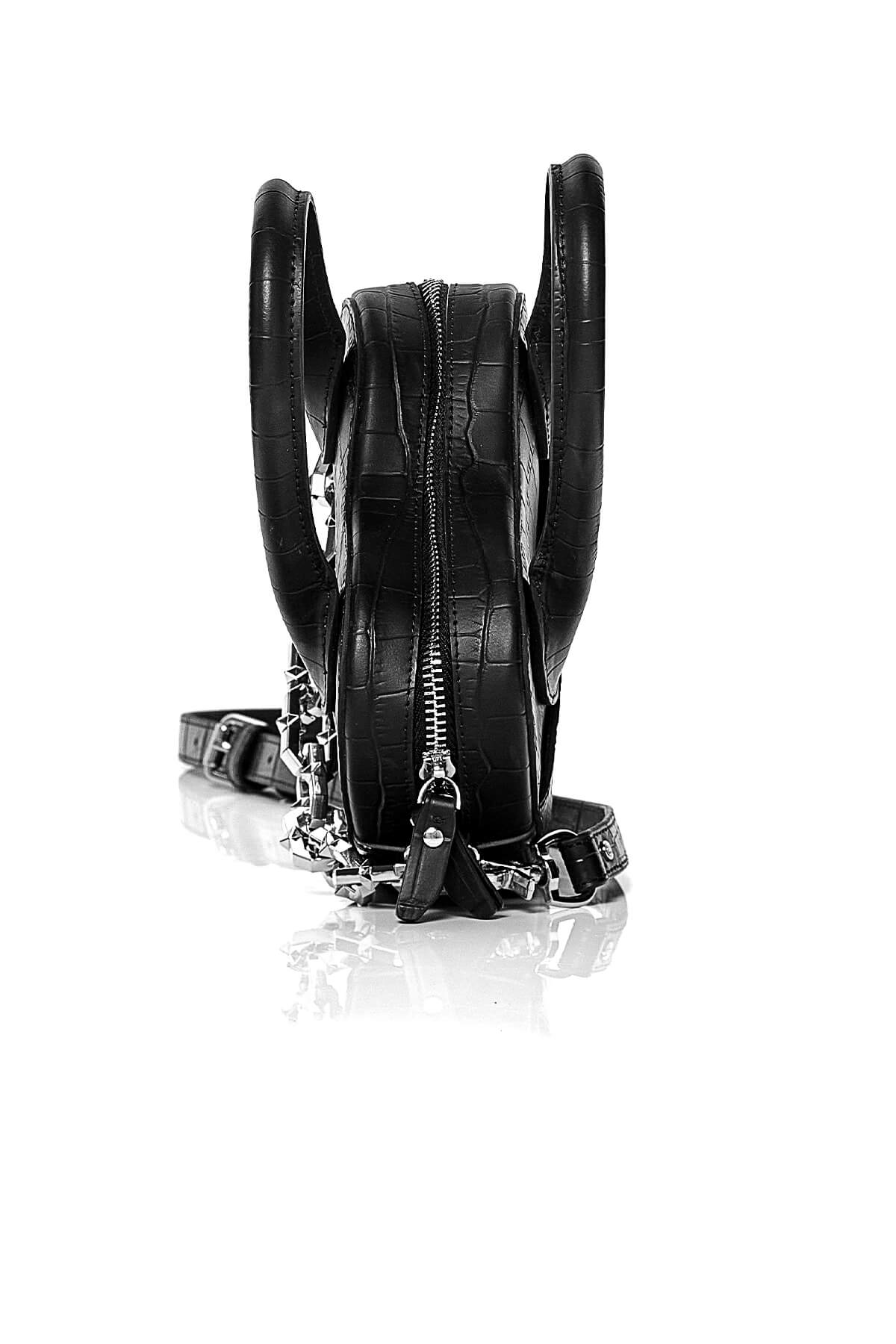 STOLEN GIRLFRIENDS CLUB // Rebellious Heart Bag BLACK