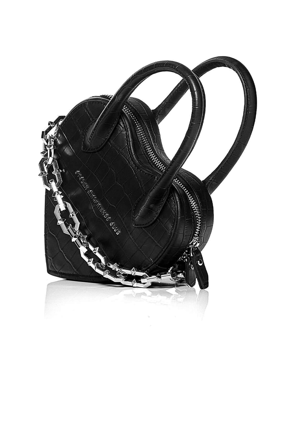 STOLEN GIRLFRIENDS CLUB // Rebellious Heart Bag BLACK