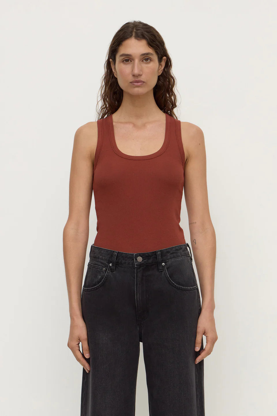 ASSEMBLY LABEL // Robyn Scoop Neck Tank AMBER