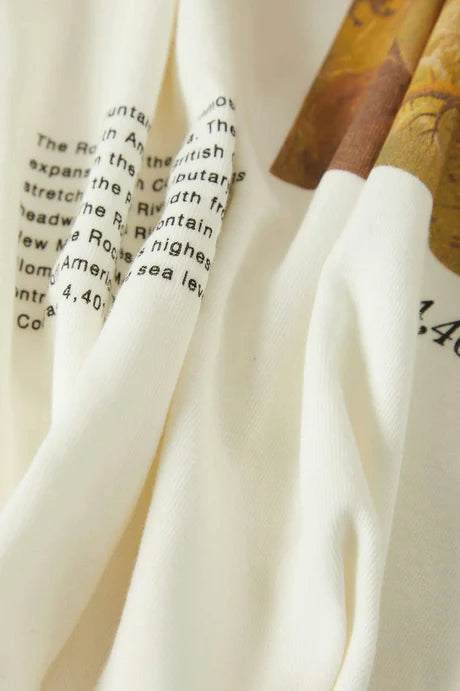 BRIXTON // Rocky Mountain OS Tee OFF WHITE