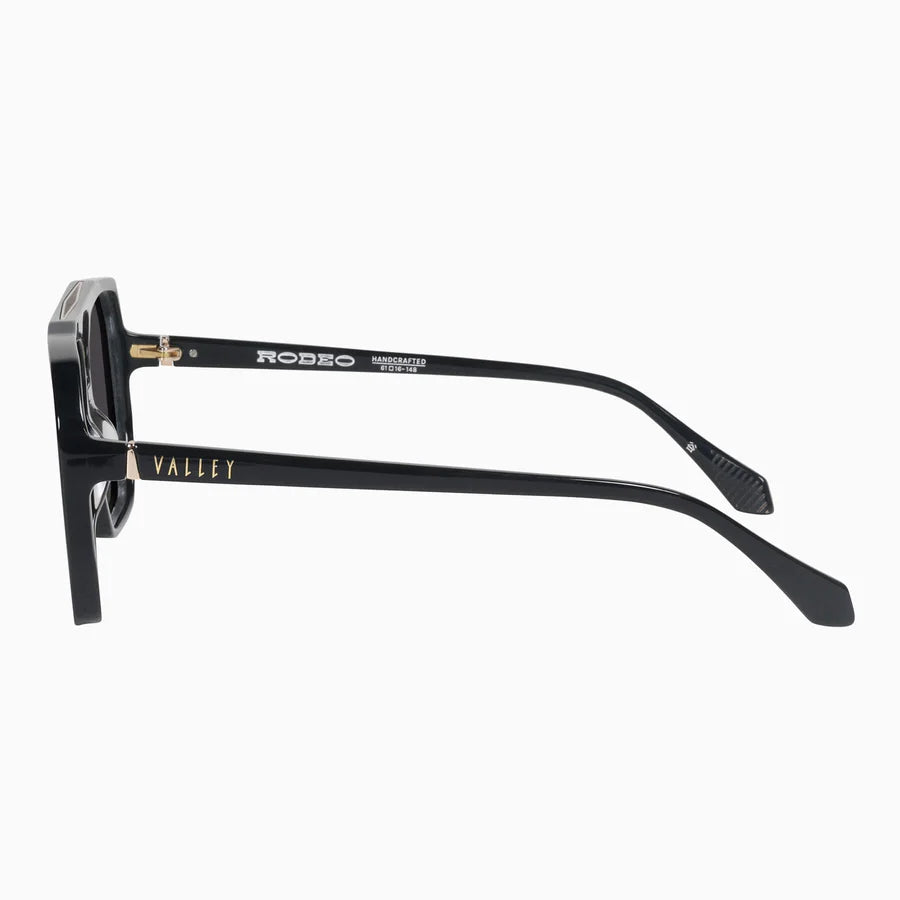 VALLEY // Rodeo GLOSS BLACK w. GOLD METAL/BLACK LENS