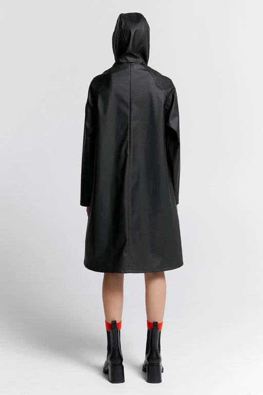 KAREN WALKER // Runaway Long Raincoat BLACK